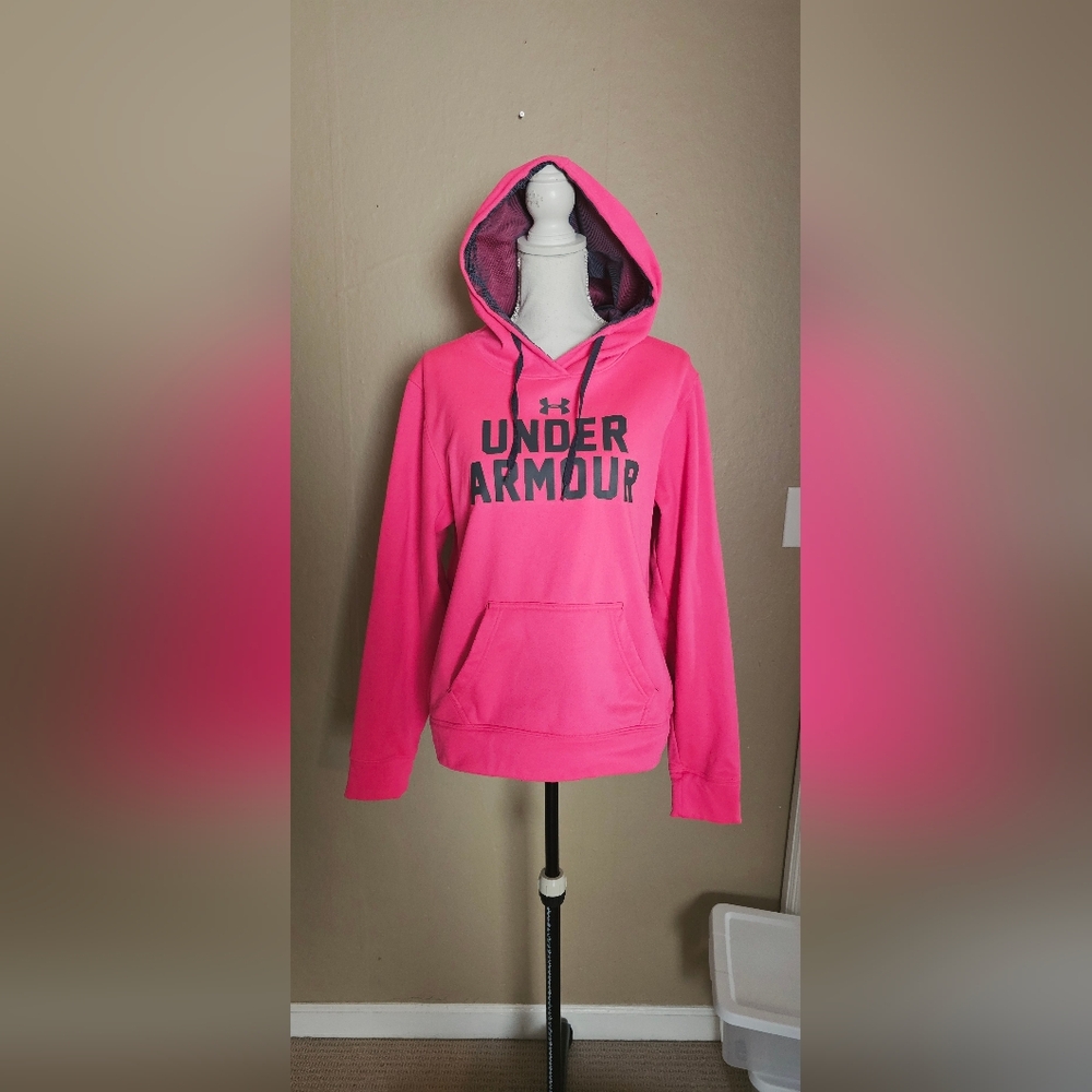Under Armour Neon Pink Pullover - Picture 7 of 10